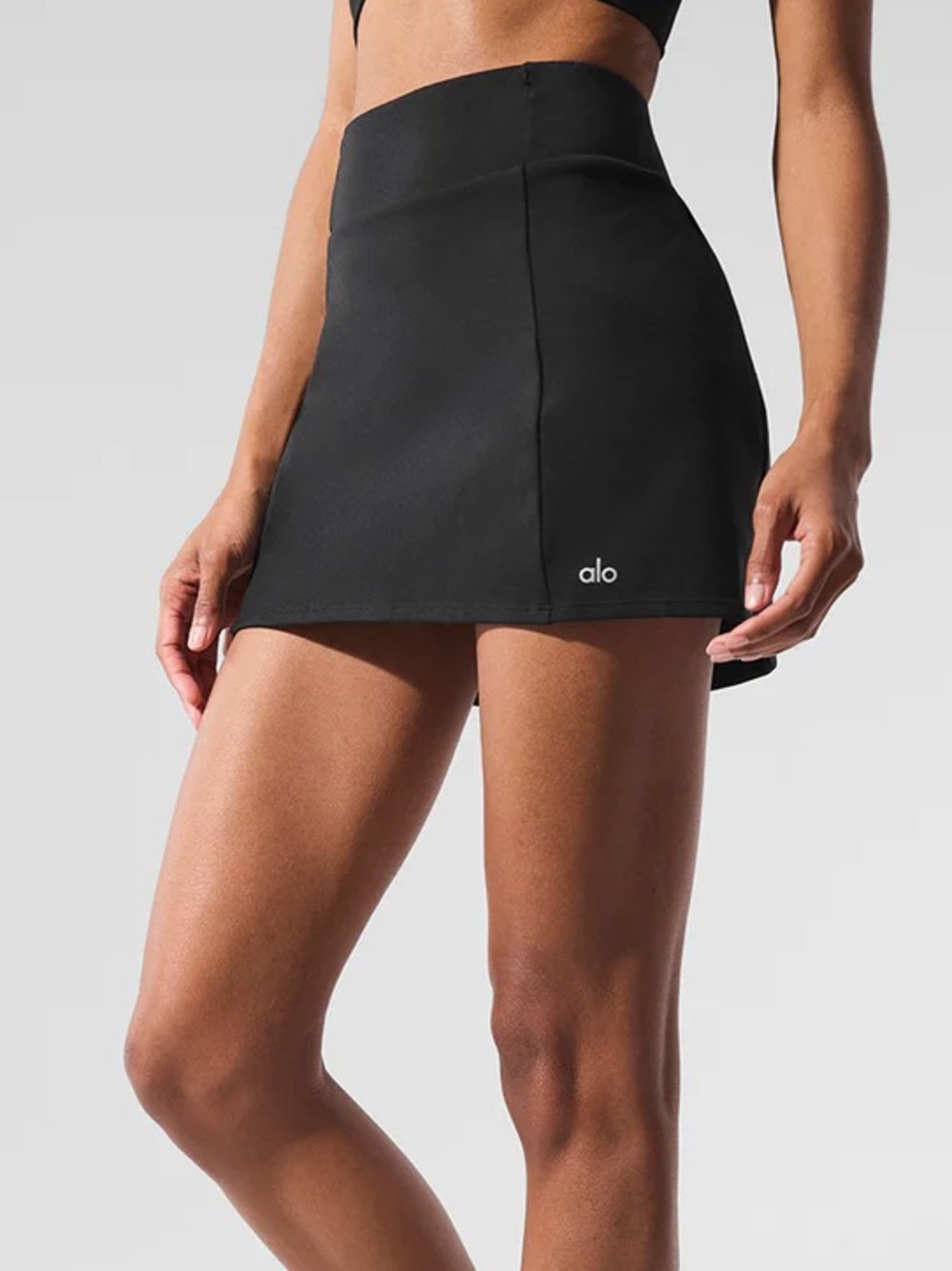 Alo Airbrush High-Waist Good Form Tennis Skirt